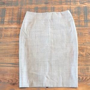 Body by Victoria Light Grey Pencil Skirt